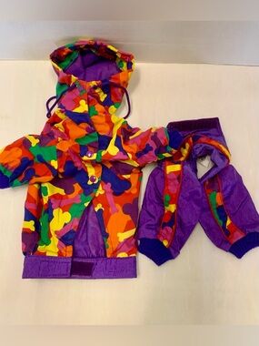 City Dog Design, track suit/jumpsuit. Absolutely adorable!